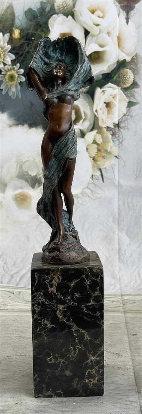Bid Now The Unveiling Woman Bronze Sculpture April 2 0123 1000 Pm Edt