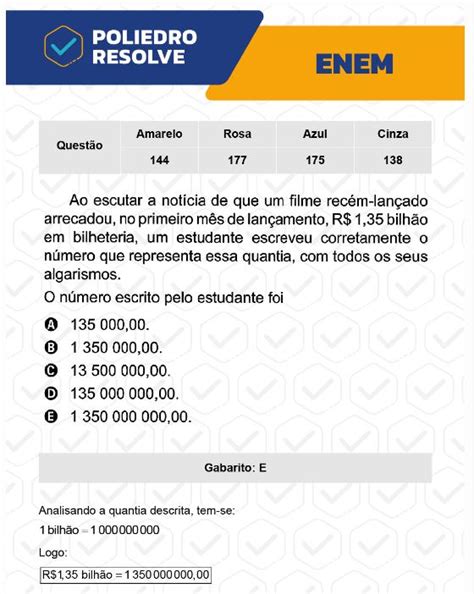 Enem 2022 Questão 175 Prova Azul Brasil Escola