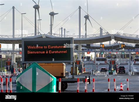 Calais france eurotunnel terminal hi-res stock photography and images ...