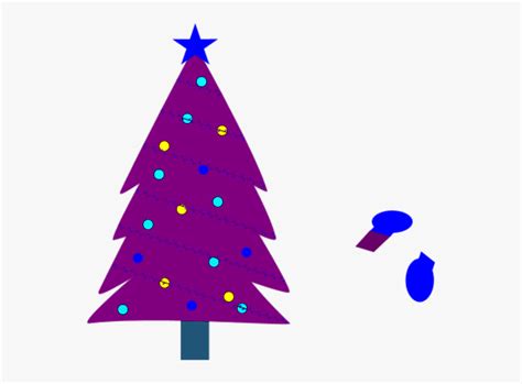 Purple Christmas Tree Clip Art Christmas Tree Png Purple Free