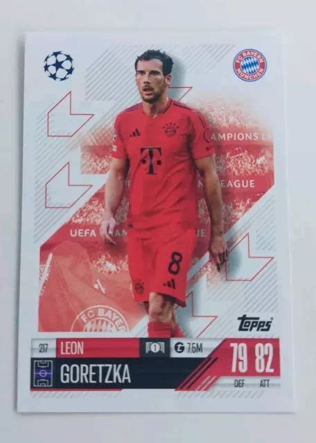 LEON GORETZKA MATCH Attax 2024 2025 Bayern München 24 25 Topps 217