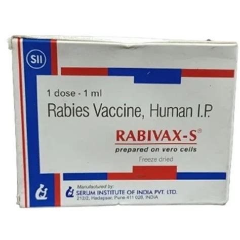 Rabies Vaccine Human IP 1 Vial At Rs 290 Box In Patiala ID