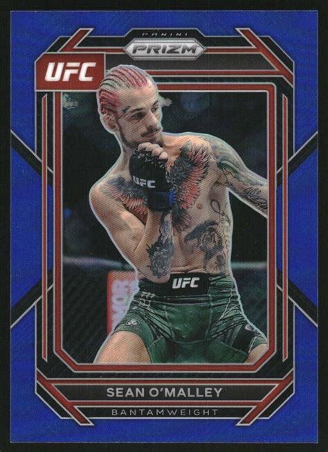 Sean O Malley Prizm Ufc Blue Raw Price Guide Sports