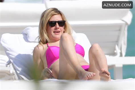 Ellie Goulding Sexy In A Ping BikiniÂ At A Beach In Miami Aznude