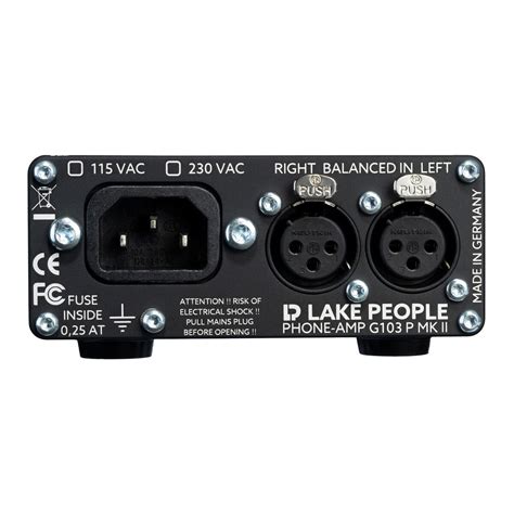 Lake People G103 P Mkii Professional Headphone Amplifier