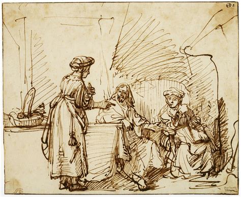 Rembrandt Christ In The House Of Mary And Martha