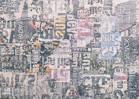 Abstract Newspaper Background