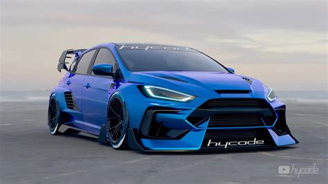 Ford Focus Rs Hardcore Widebody Kit By Hycade Looks Like The Ultimate Hot Hatch