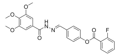 4 2 3 4 5 TRIMETHOXYBENZOYL CARBOHYDRAZONOYL PHENYL 2 FLUOROBENZOATE