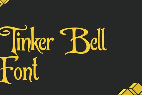 Tinker bell Font Free Download