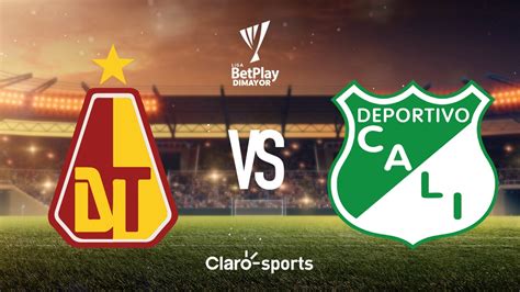 En Vivo Deportes Tolima Vs Deportivo Cali Partido Por La Fecha 3 De