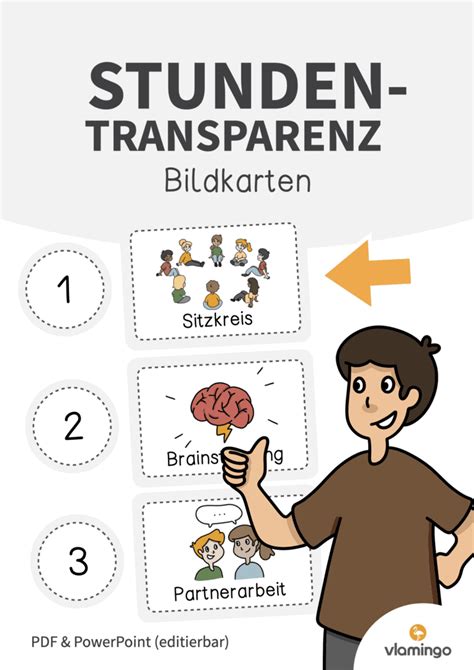 Stundentransparenz 150 Bildkarten für den Unterricht Schule