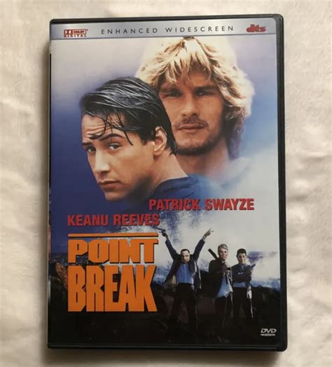 POINT BREAK DVD Widescreen 1991 Keanu Reeves Patrick Swayze