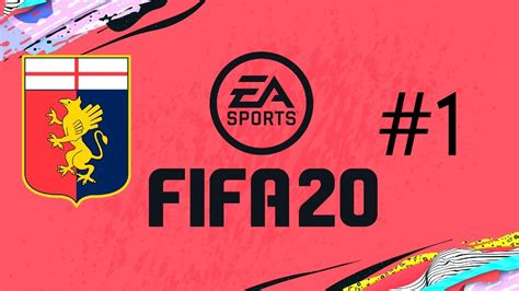 FIFA 20 Carriera Allenatore Genoa 1 Iscritto Ricambio YouTube