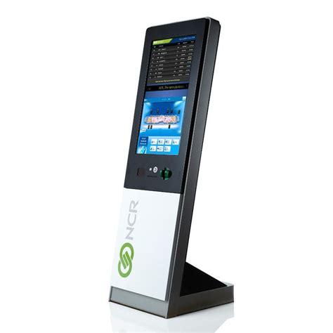 Check In Kiosk With Passport Reader Wayfinding NCR Corporation