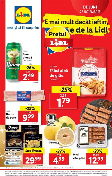 Catalog Lidl Ofert Actual Din De Pe