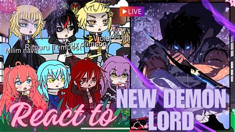 Rimuru Tempest React To Sung Jin Woo As New In Demon Lord Solo