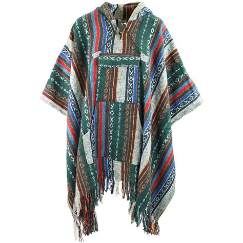 Hooded Poncho Woven 100 Cotton Soft Brushed Warm Hoodie Etsy