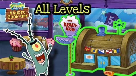 SpongeBob Krusty Cook Off The Krusty Krab Complete All Levels