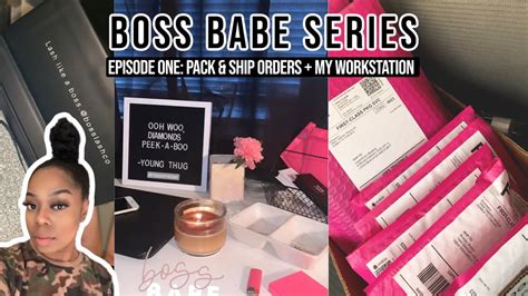 Boss Babe Series Ep 1 My Workstation Watch Me Create And Pack An