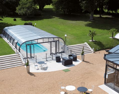 Abri De Piscine Elliptik Haut Panneaux Relevables Gustave