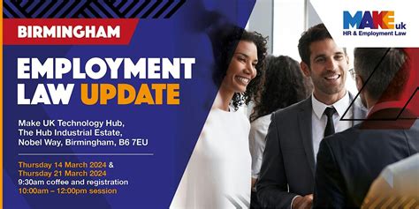 Make Uk Midlands Employment Law Update Birmingham Spring 2024 Make