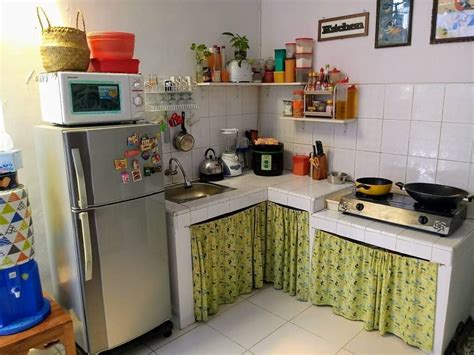 Wallpaper Dinding Dapur Motif Bunga Todosconociendo