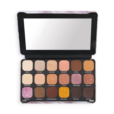 Revolution Forever Flawless Shadow Palette Nude Silk Pinkpanda De