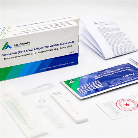 Novel Coronavirus Ncov Anterior Nasal Swab Antigen Testing Kit