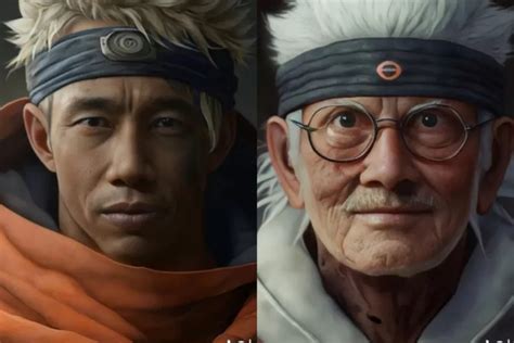 Teknologi Ai Sulap Presiden Indonesia Jadi Hokage Di Naruto The Real