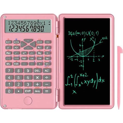 Calculatrice Scientifique 2 En 1 Avec Tablette D Écriture Calculatrice