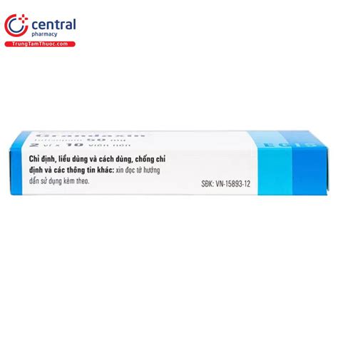 [CHÍNH HÃNG] Thuốc Grandaxin 50mg - Điều trị chứng lo âu, lãnh cảm