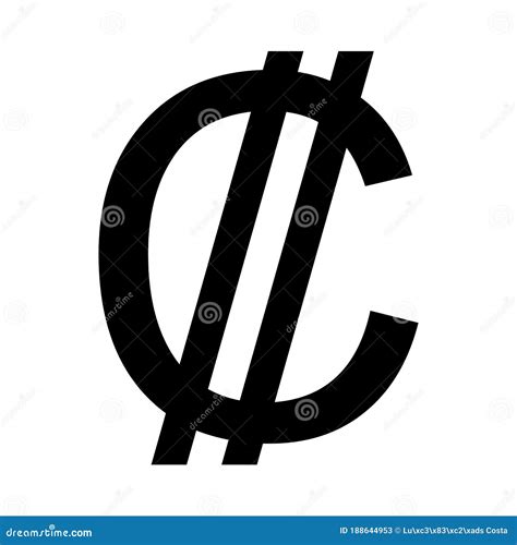 Colon Currency Symbol Stock Illustration Illustration Of National