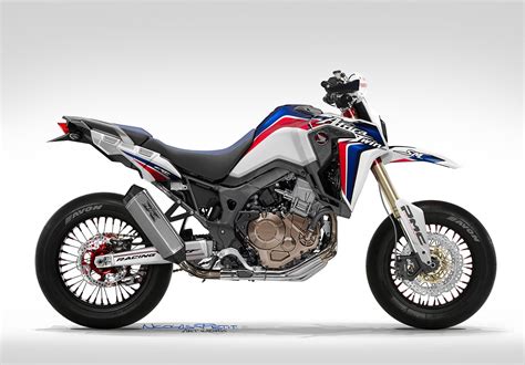 HONDA CRF1000 L SUPERMOTO AFRICATWIN Nicolas Petit Design PETIT