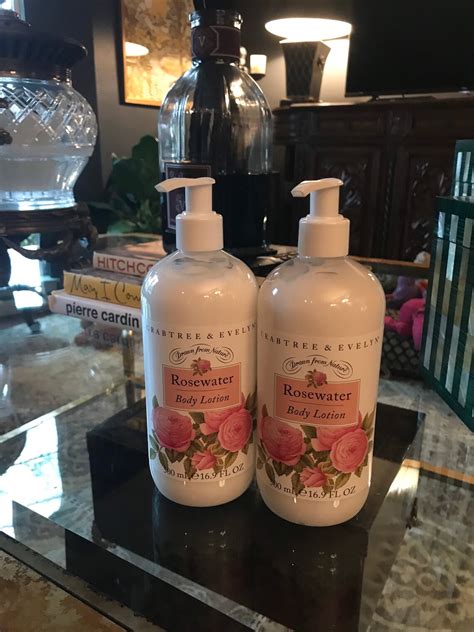 2 Crabtree And Evelyn Rosewater Body Lotion 169 Oz Per Bottle Etsy