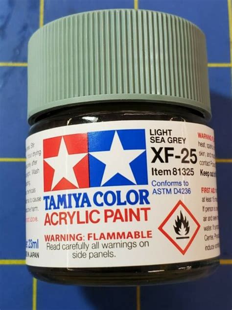 Tamiya XF 25 LIGHT SEA GREY 23ml 81325 Acrylic Paint Ships From USA EBay