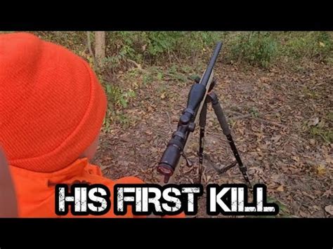 His First Kill Wisconsin Youth Deer Hunt Youtube