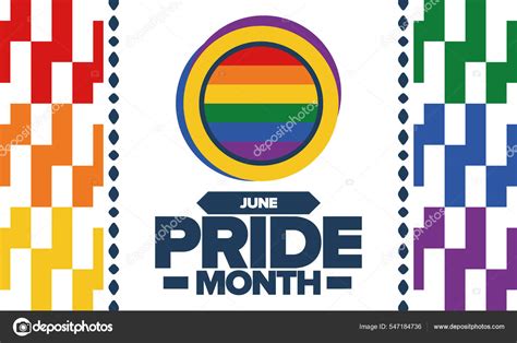 Pride Month June Lgbt Flag Lesbian Gay Bisexual Transgender Celebrated