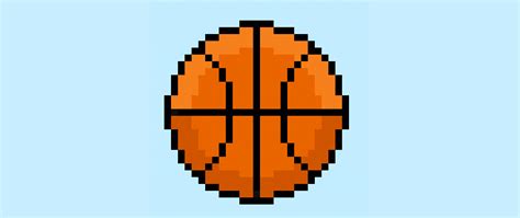 How To Make A Pixel Art Basketball Pixel Art Tutorial