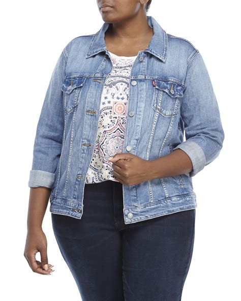 Sale Levis Plus Size Denim Jacket In Stock