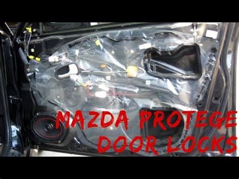 How To Replace Door Lock Actuator Mazda Protege YouTube