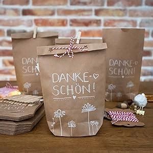 Geschenkt Ten Set Dankesch N Gestempelte Kraftpapiert Ten Mini