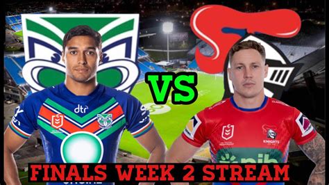 New Zealand Warriors Vs Newcastle Knights NRL Finals Week 2 2023