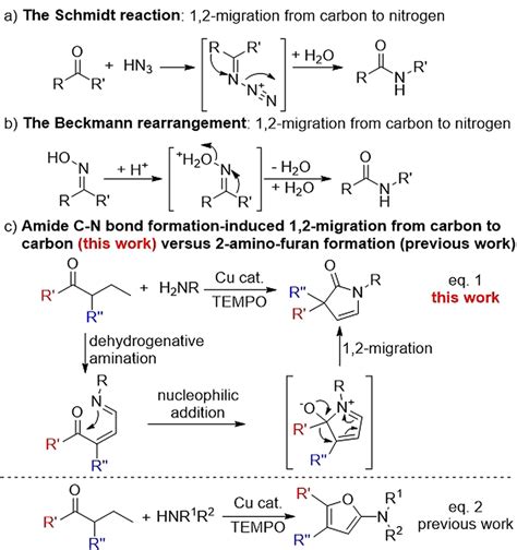 Amide‐forming 12‐migration Reaction Of Ketone Download Scientific