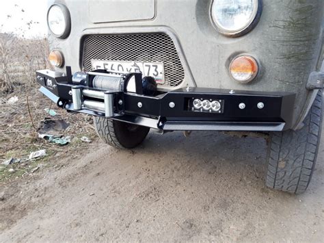Бампер передн силовой УАЗ-452 "РУБИКОН-1" без кенгурина