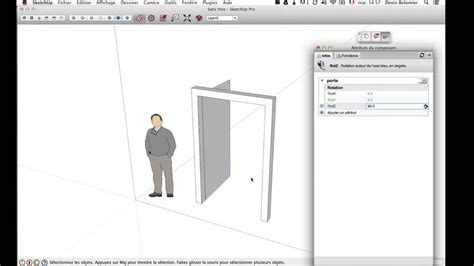 Tuto Sketchup Composant Dynamique Youtube