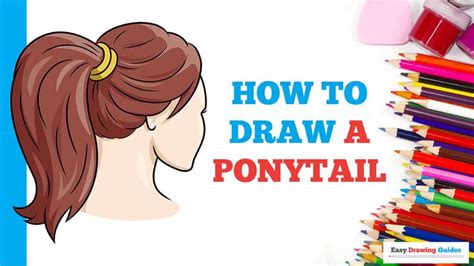 How To Draw A Ponytail Really Easy Drawing Tutorial In Drawing