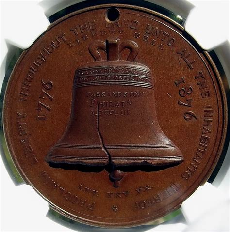 Hk 25 Cu Liberty Bell Pointed 6 Us Centennial 1876 Coin Details