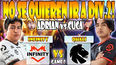 INFINITY VS QHALI BO3 GAME 2 ROBO Z VS LEOSTYLE ADRIAN DPC SA 2023