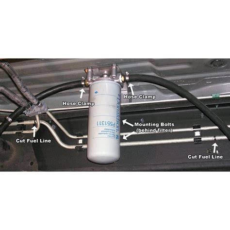 BD Diesel Performance® - Remote Fuel Filter Kit